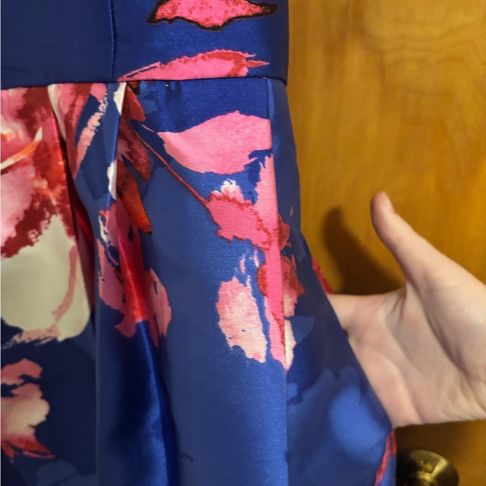 By By Prom Dress Floral Size 19 EUC - Picture 4 of 9
